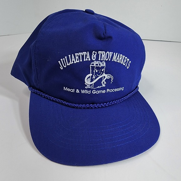 cameo Other - Vintage Cameo "Juliaetta & Troy Markets Meat & Wild Game" Snapback Hat Rope Cap